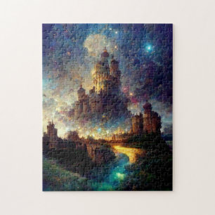 Magisches Fantasy-Schloss Puzzle