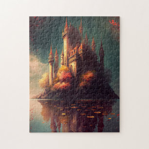 Magisches Fantasy-Schloss Puzzle