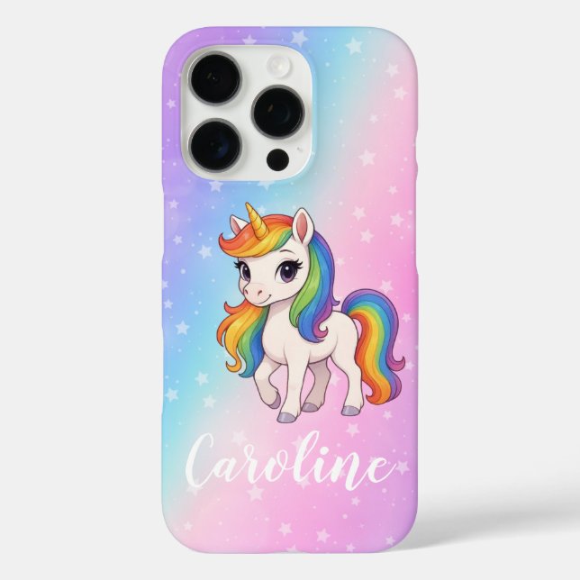 Magisches farbenfrohes Einhorn  Case-Mate iPhone Hülle (Rückseite)
