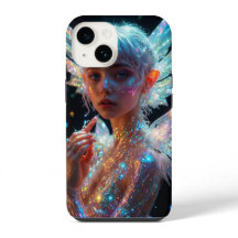 Magisches Feen-Mädchen Glitter iPhone 14 Hülle - F