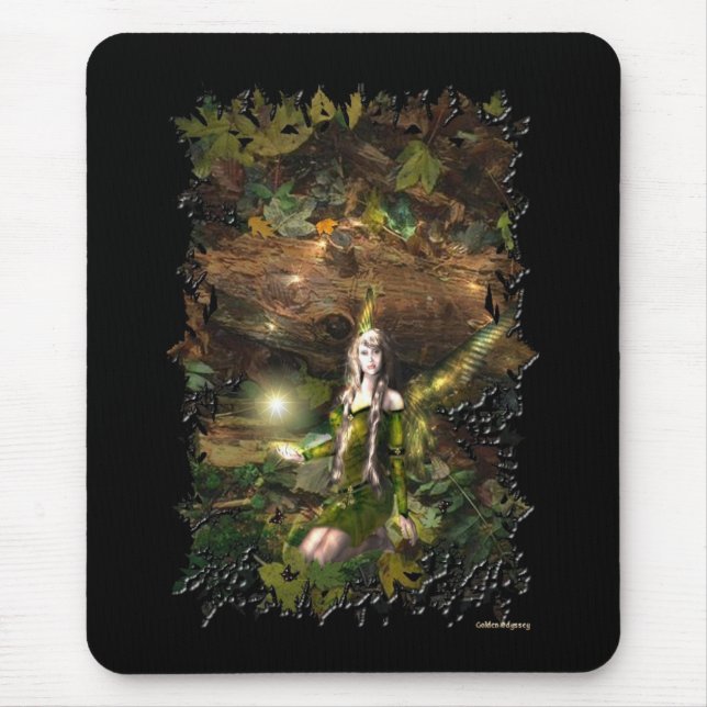 Magisches feenhaftes volles des Falles Mousepad (Vorne)