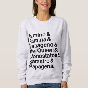 Magisches Flötencharakter-Shirt Sweatshirt