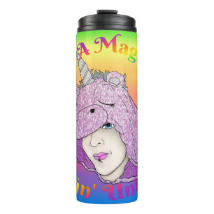 Magisches Fluffin Unicorn Thermaltumbler Thermosbecher