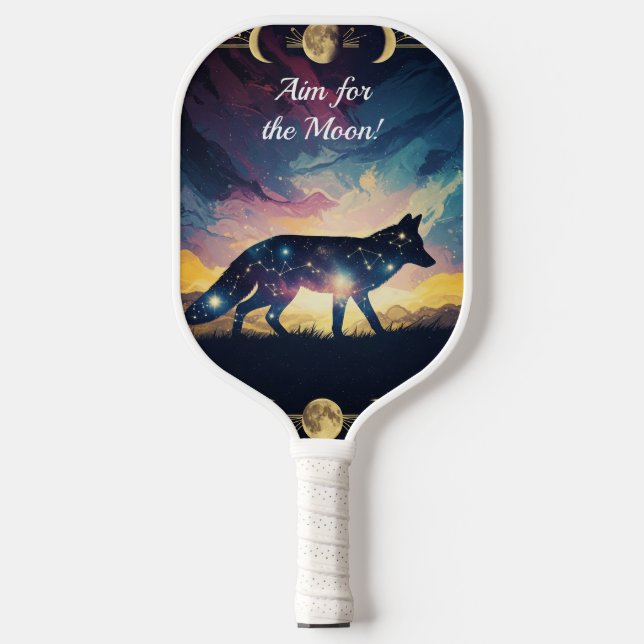 Magisches Fox-Pickleball-Paddel - Ziel für den Mon Pickleball Schläger (Vorderseite)