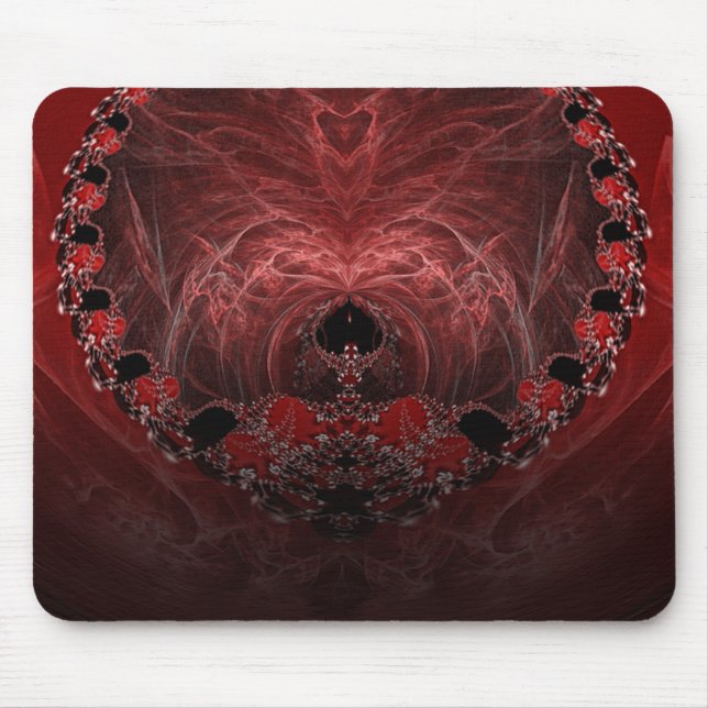 Magisches Fraktal Dreams Mousepad (Vorne)