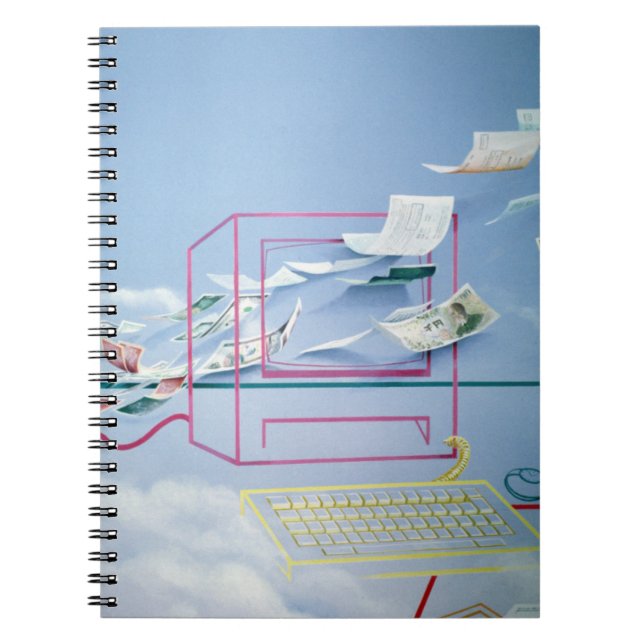 Magisches Gelddetail Notizblock (Vorderseite)