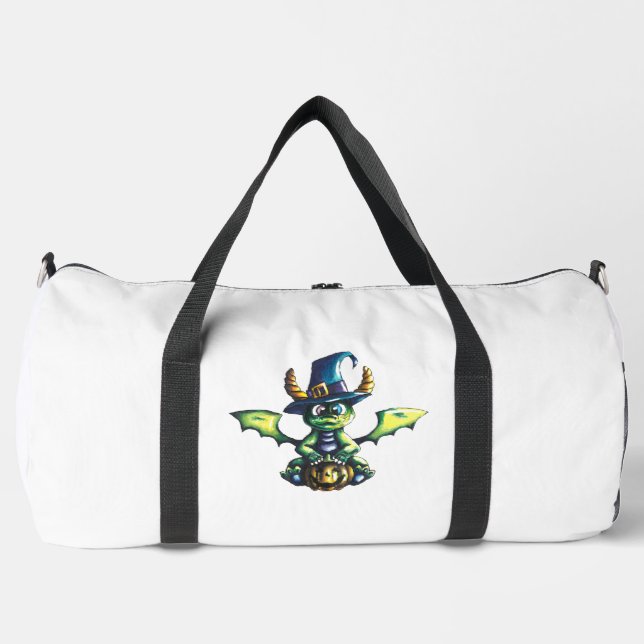 Magisches Halloween-Drachendesign Duffle Bag (Vorderseite)