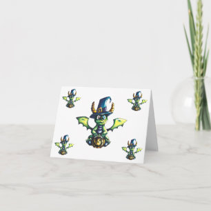 Magisches Halloween-Drachendesign Einladung