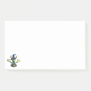 Magisches Halloween-Drachendesign Post-it Klebezettel