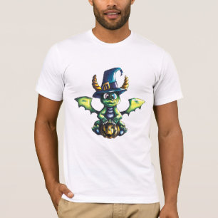 Magisches Halloween-Drachendesign T-Shirt