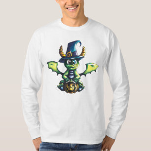 Magisches Halloween-Drachendesign T-Shirt