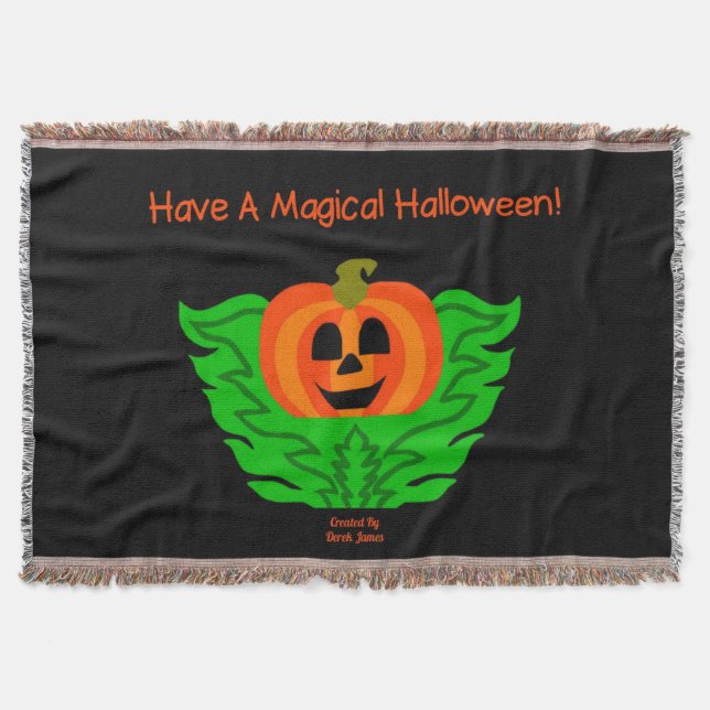 Magisches Halloween-Kürbisgewirr-Blanket Decke (Vorderseite)
