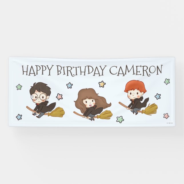 Magisches HARRY POTTER™ und Hogwarts Geburtstag Banner (Horizontal)