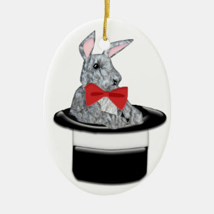 Magisches Häschen Keramikornament