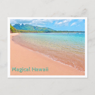Magisches Hawaii--schöne einsame Strände Postkarte