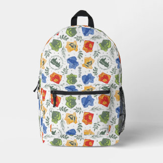 Magisches Herbologie-HOGWARTS™-Häusermuster Bedruckter Rucksack