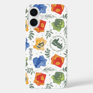 Magisches Herbologie-HOGWARTS™-Häusermuster iPhone 16 Hülle