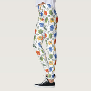 Magisches Herbologie-HOGWARTS™-Häusermuster Leggings