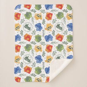 Magisches Herbologie-HOGWARTS™-Häusermuster Sherpadecke