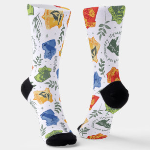 Magisches Herbologie-HOGWARTS™-Häusermuster Socken