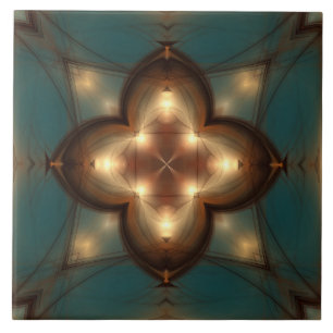 Magisches Hochglanzmuster Fliese