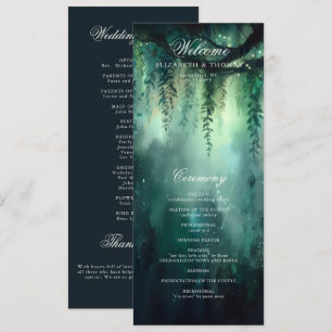 Magisches Hochzeitsprogramm für verzauberte Wälder