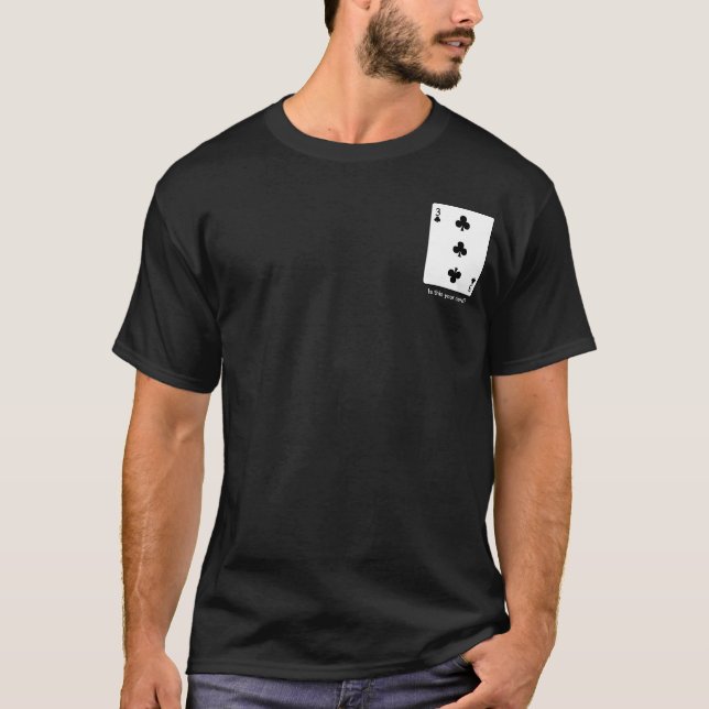 Magisches Kartentrick-Shirt T-Shirt (Vorderseite)