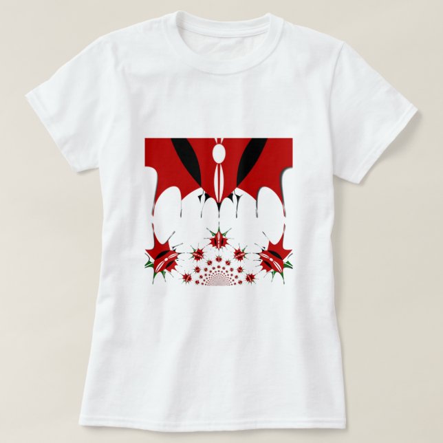 Magisches Kenia: Symmetrie der Modernität des Erbe T-Shirt (Design vorne)