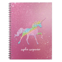 Magisches Kid-Rainbow-Glitzer Unicorn
