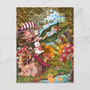 Magisches Land Postkarte