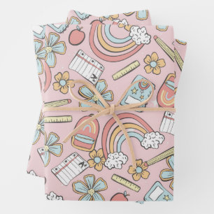 Magisches Lernmuster Geschenkpapier Set