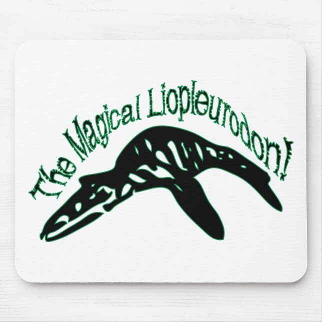 Magisches Liopleurodon Mousepad (Vorne)