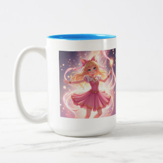 Magisches Mädchen Transformation Zweifarbige Tasse