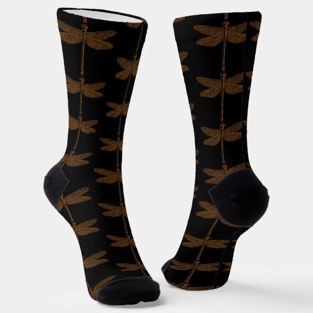 Magisches Märchen Fantasy Libelle  Socken (Gewinkelt)