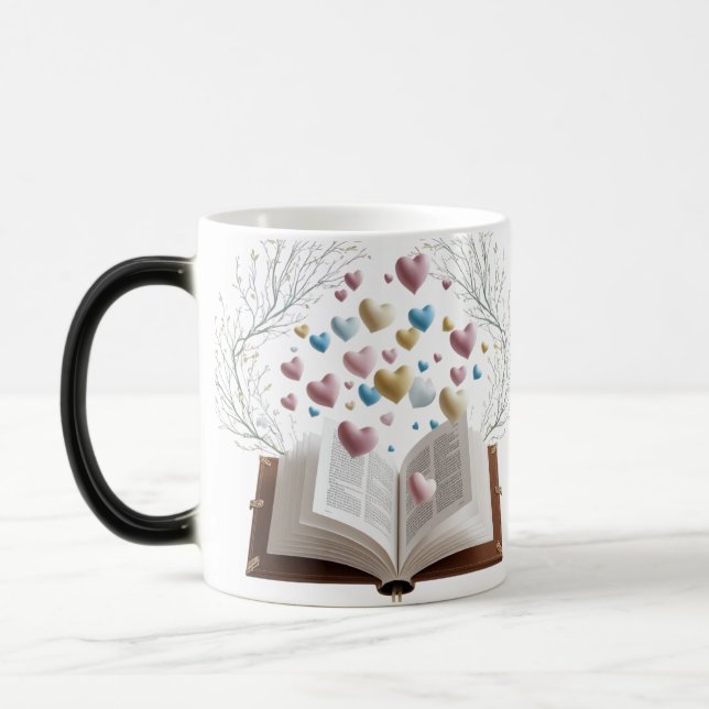 Magisches Märchenbuch-Farbenwechselnde Tasse  (Links)