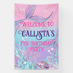 Magisches Meerjungfrau-Schwanz-Banner Banner