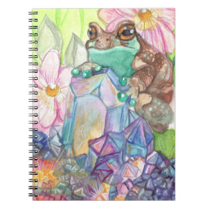 Magisches Milch-Frosch-Aquarell Notizblock