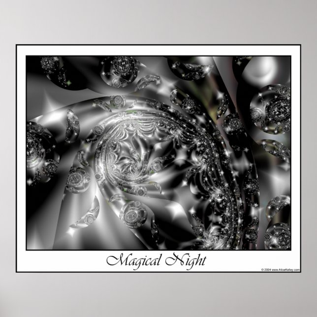 Magisches Nachtposter Poster (Vorne)