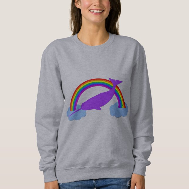 Magisches Narwhal Sweatshirt (Vorderseite)