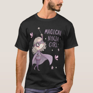 Magisches Ninja-Mädchen Krieger Prinzessin Kostüm  T-Shirt