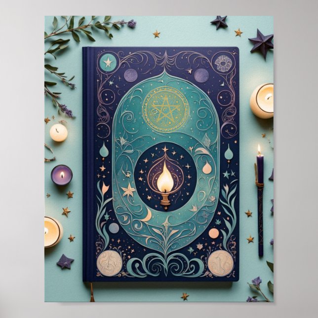 Magisches Notebook Poster (Vorne)