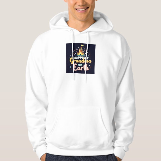 Magisches Oma, Fantasy Castle Hoodie (Vorderseite)