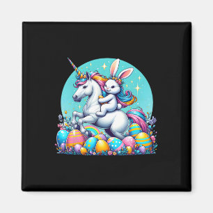 Magisches Osterhasen-Einhorn Frohen Ostertag für Magnet
