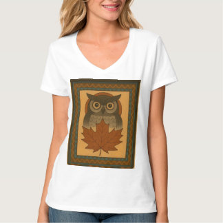 Magisches Owl-Design mit verblasstem Look T-Shirt
