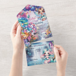 Magisches Party und Dusche Einladung