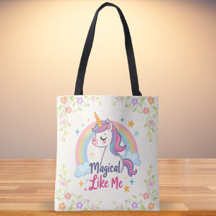 Magisches Pastell-Einhorn mit Regenbogen