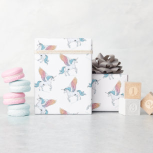 Magisches Pegasus-Einhorn-Muster Geschenkpapier