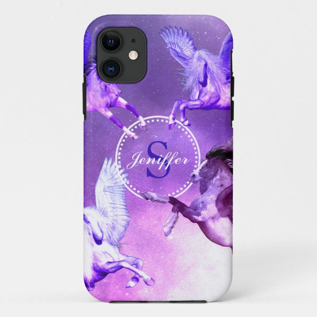 Magisches Pegasus Universum. Case-Mate iPhone Hülle (Rückseite)