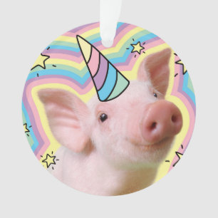 Magisches Piglet Unicorn Ornament