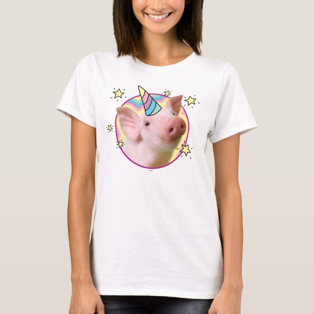 Magisches Piglet Unicorn T-Shirt (Vorderseite)